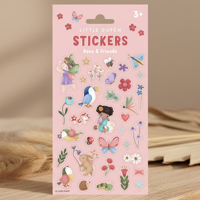 Stickers Pink & Friends | Little Dutch