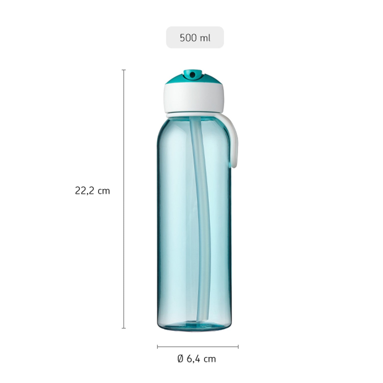 Flip-up drinking bottle 500 ml - Blue | Mepal
