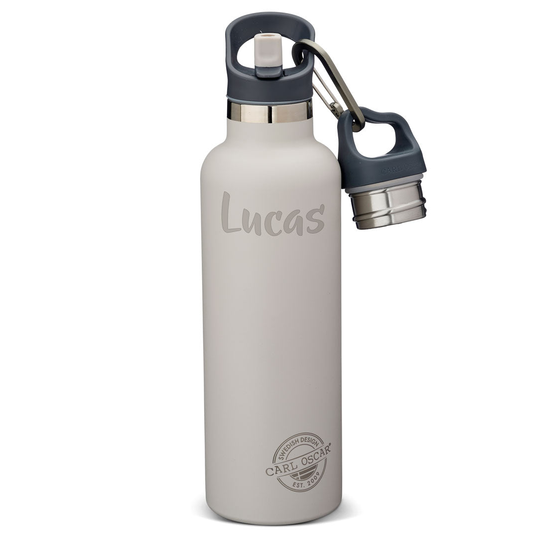 TEMPflask™ 0.5 L Grey Drinking Bottle | Carl Oscar