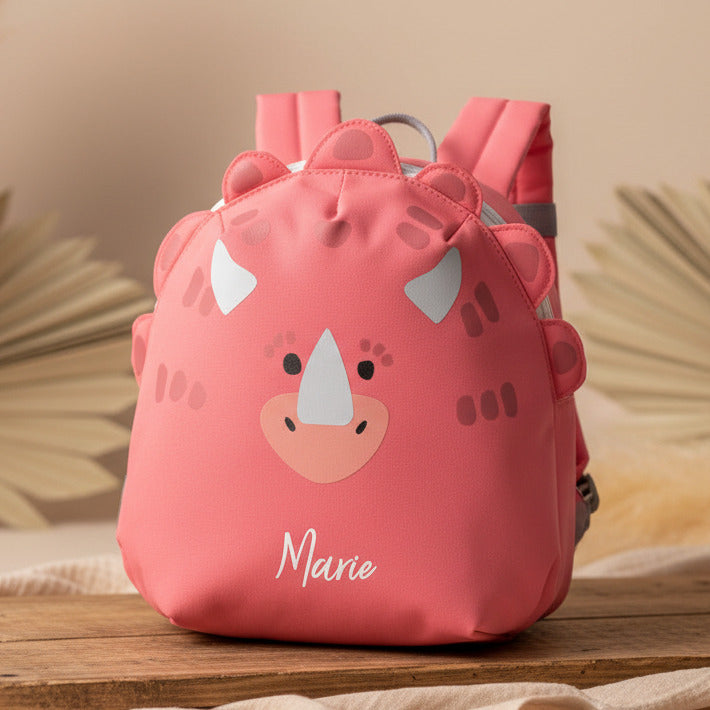 Dino mini backpack, pink | Lässig