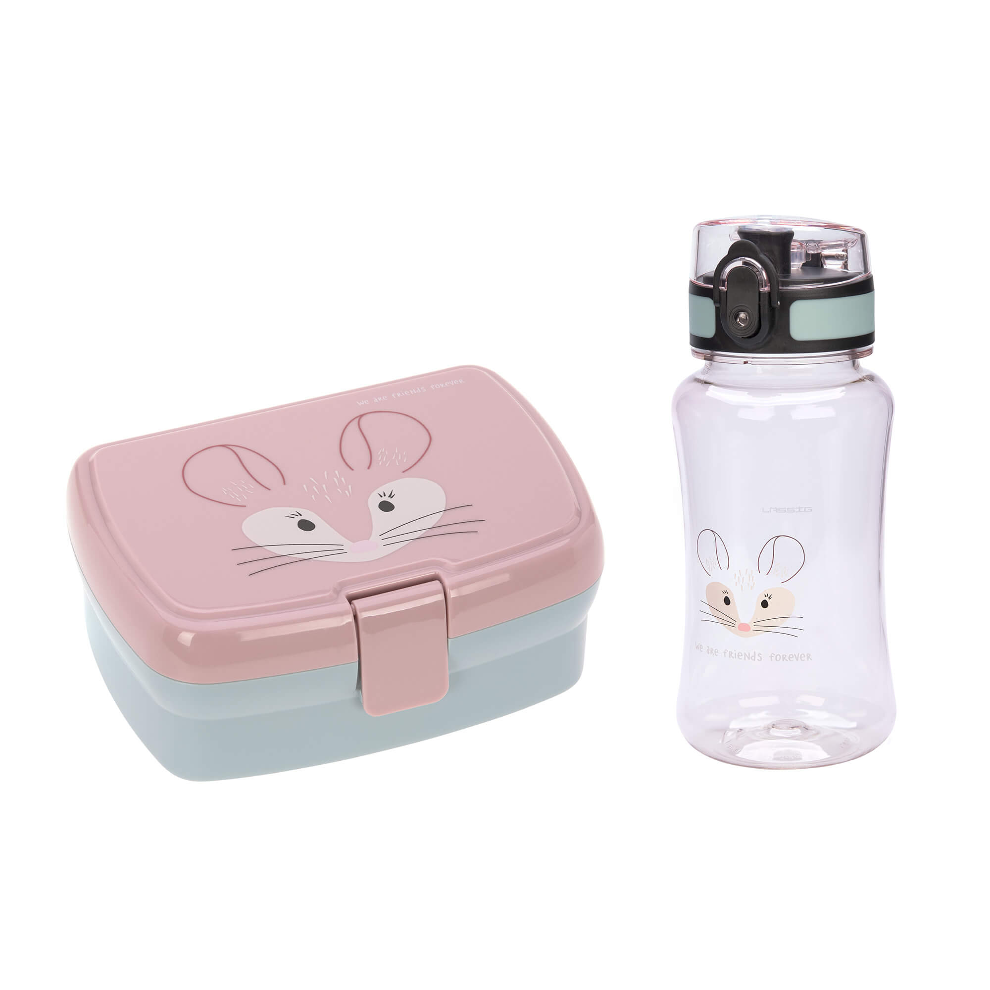 Breaktime Set Bottle & Lunchbox About Friends Chinchilla | Casual