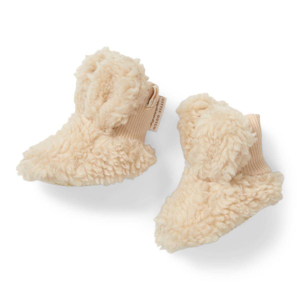 Teddy Baby Shoes Bunny - Sand - 2 | Little Dutch