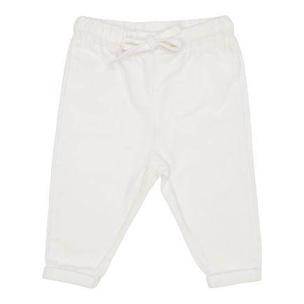 White corduroy sweatpants | Little Dutch