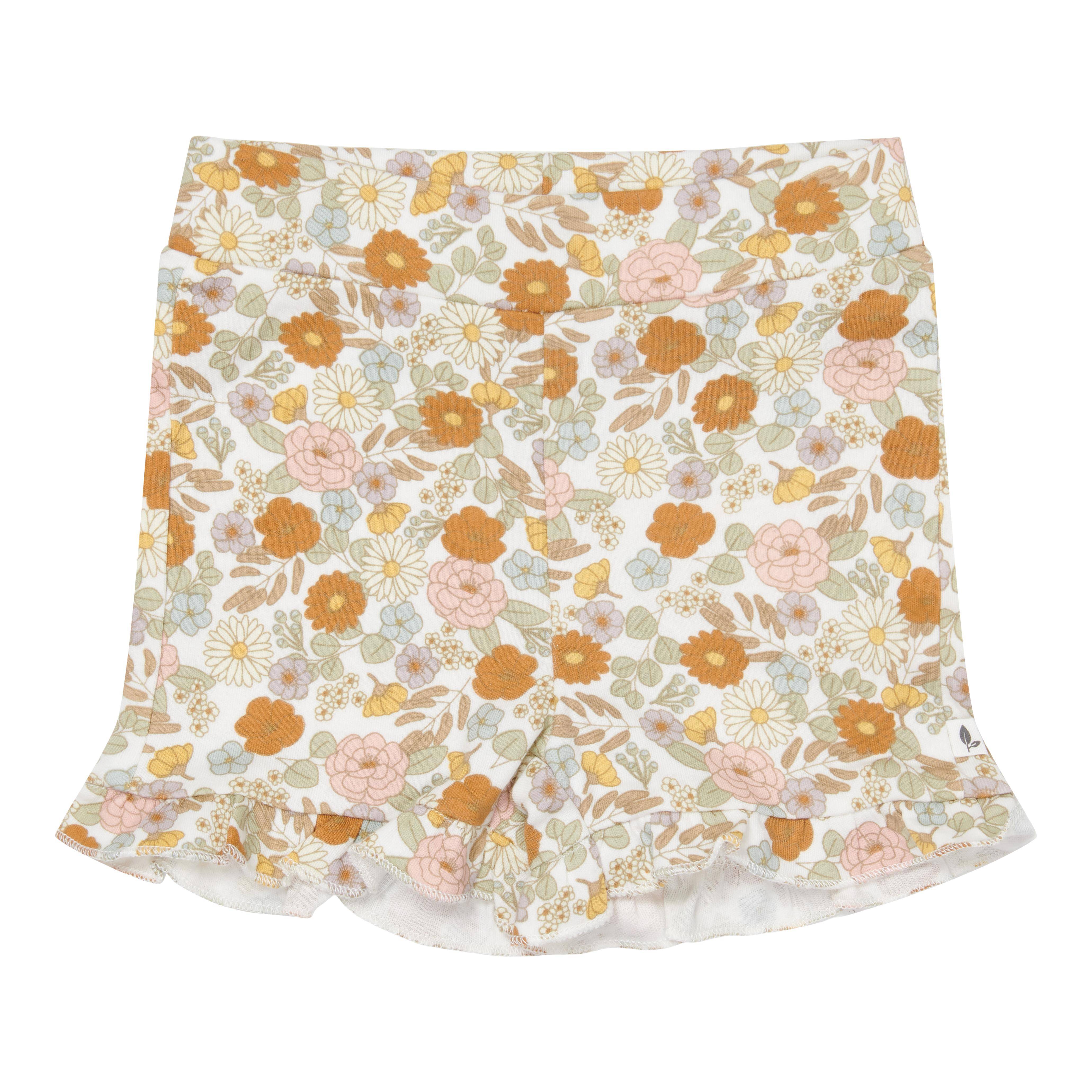 Vintage Little Flowers Ruffle Shorts - 68 | Little Dutch