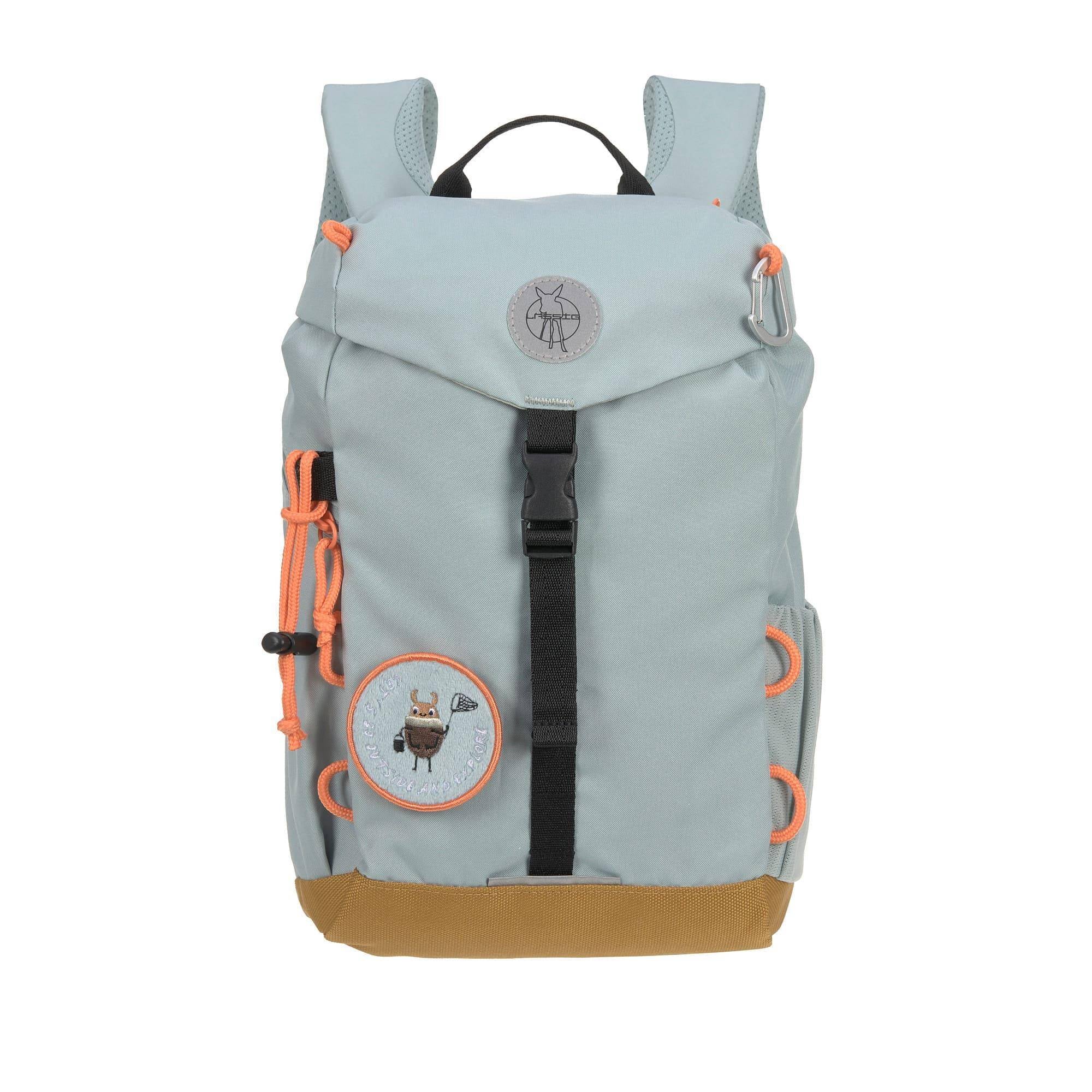 Outdoor mini backpack natural/light blue | Lässig