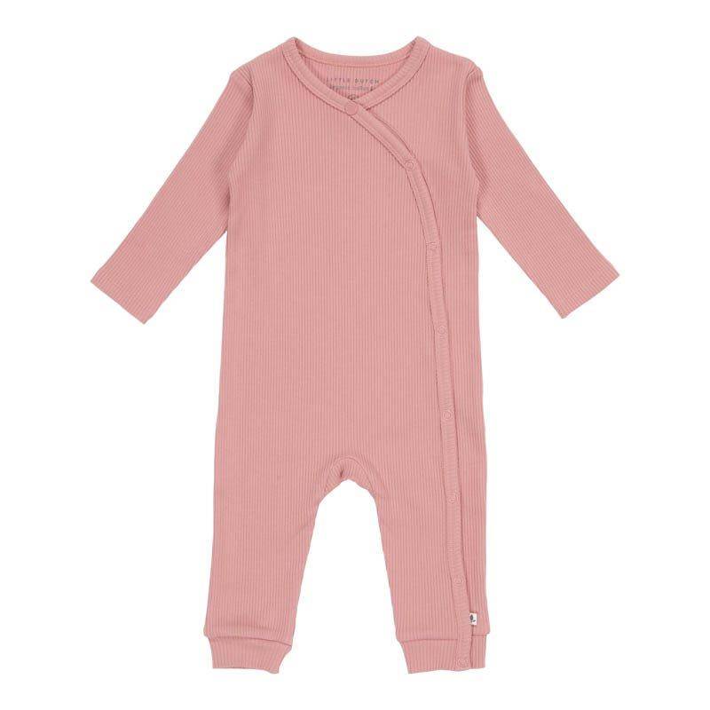 Pink wrap romper | Little Dutch