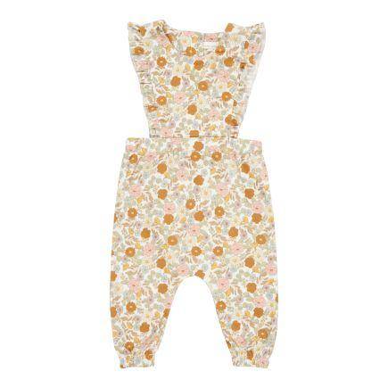 Vintage Little Flowers Print Corduroy Pantsuit - 86 | Little Dutch