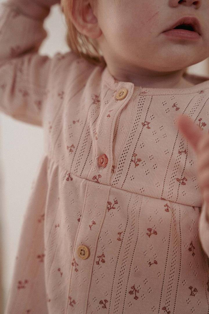 Fairy Flowers long-sleeved dress | Little Dutch