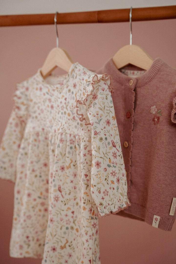 Fairy Garden long-sleeved dress | Little Dutch