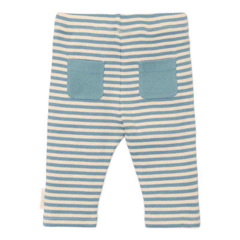 Pants Stone Blue Stripe | Little Dutch