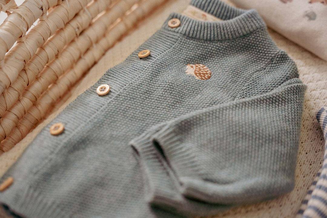Baby Blue Cardigan | Little Dutch