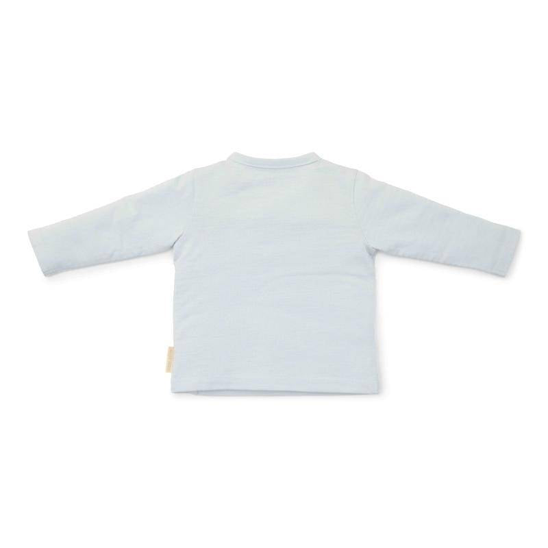 T-shirt wrap long sleeves Baby Blue | Little Dutch