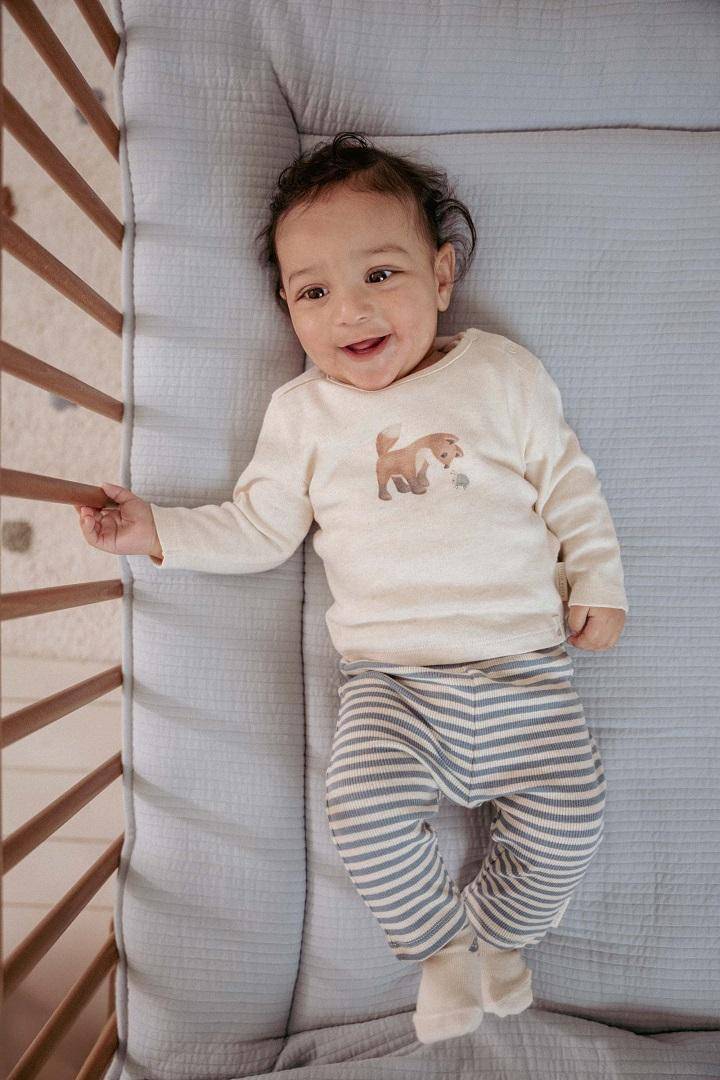 T-shirt long sleeves Sand melee | Little Dutch