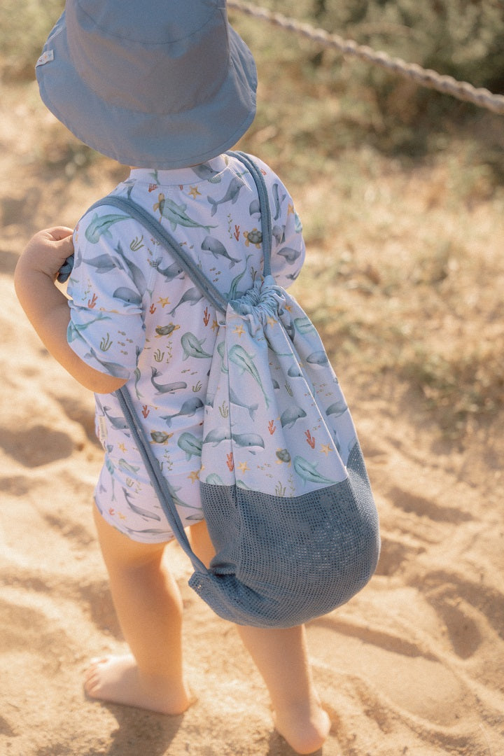 Beach bag Ocean Sea Life Multi-colour | Little Dutch