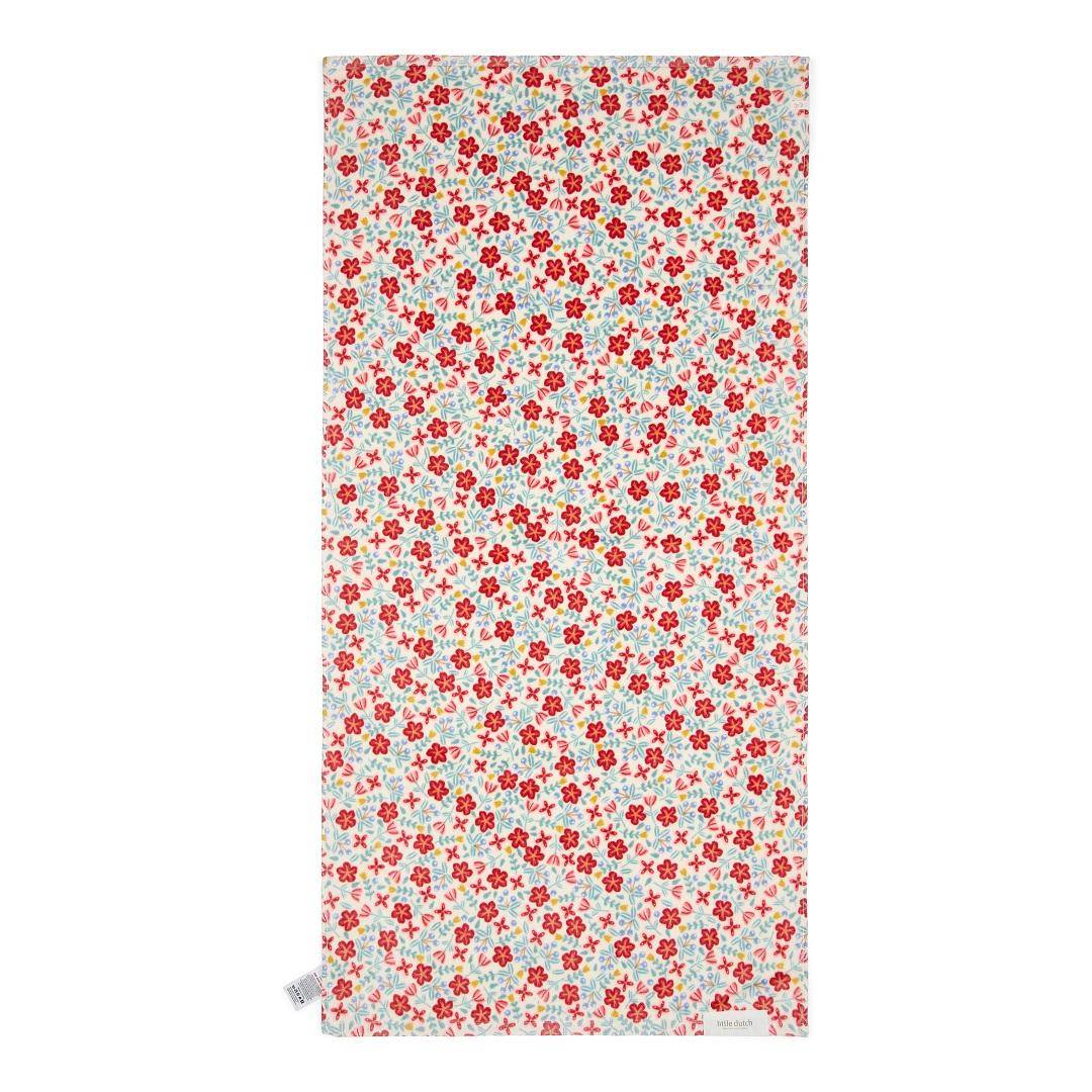 Bath towel Sunny Flowers Multi-colour | Little Dutch