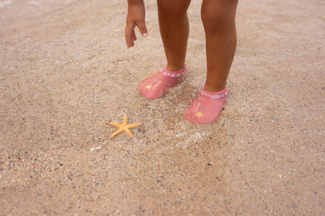 Swimming shoes Sunny Flowers Rouge | Little Dutch