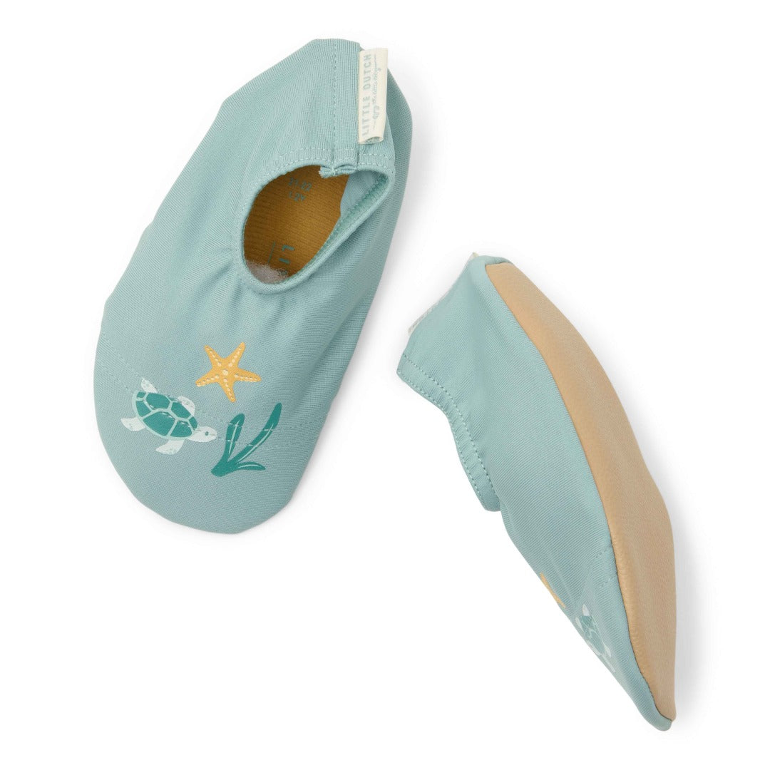 Swimming shoes Seashells Surf Blue | Little Dutch