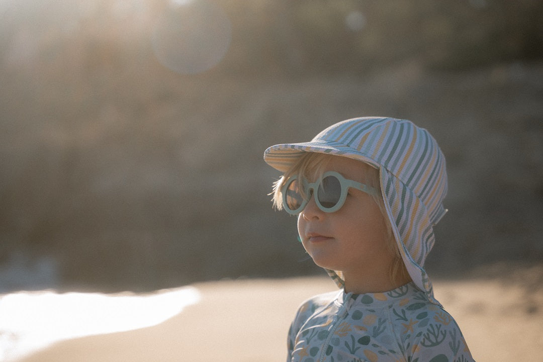 Swimming cap Stripes Multi-color - Size 1 | Little Dutch