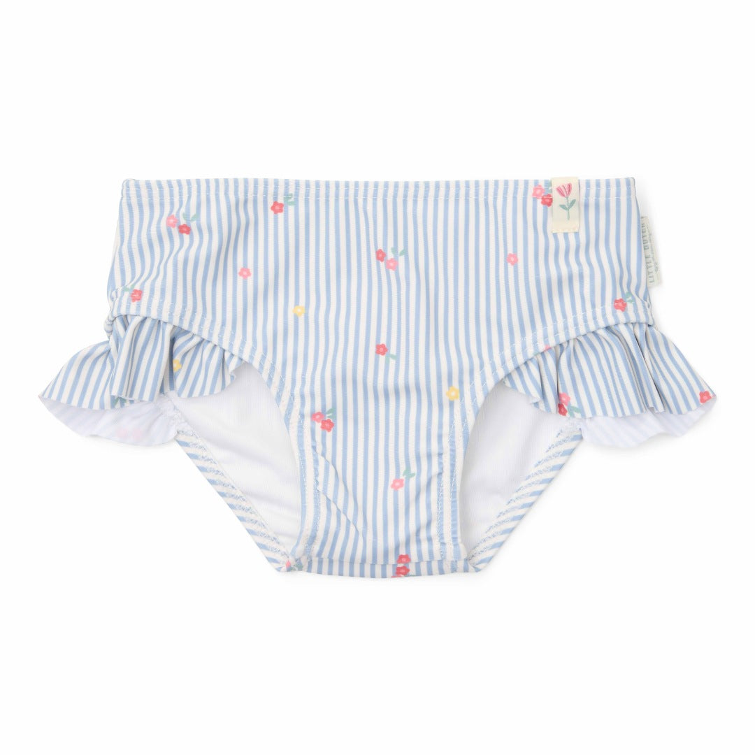 Bikini bottoms Sunny Flowers Blue | Little Dutch