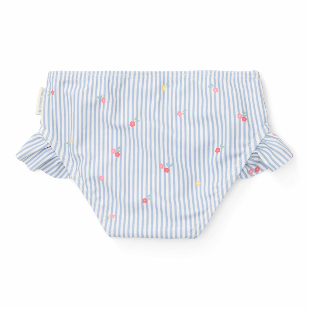 Bikini bottoms Sunny Flowers Blue | Little Dutch