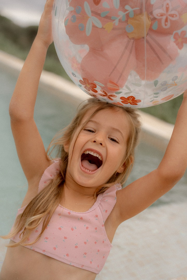 Bikini Sunny Flowers Blush | Little Dutch
