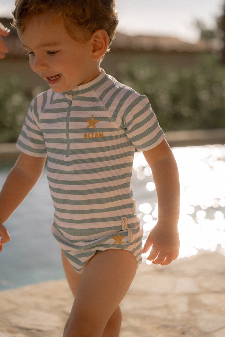 Swim diaper Stripes Surf Blue | Little Dutch