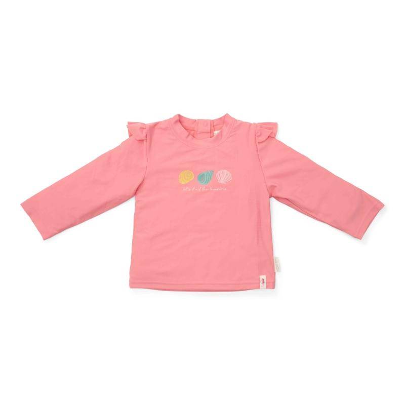 Long-sleeved swim shirt Ocean Treasures Rouge | Little Dutch