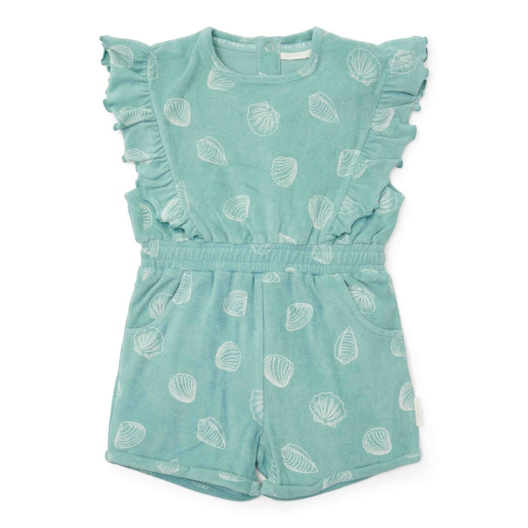 Playsuit Ocean Treasures Surf Blue | Little Dutch