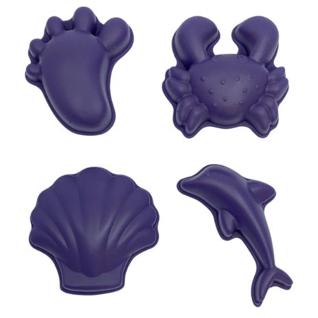 Dark purple silicone sand molds | Scrunch