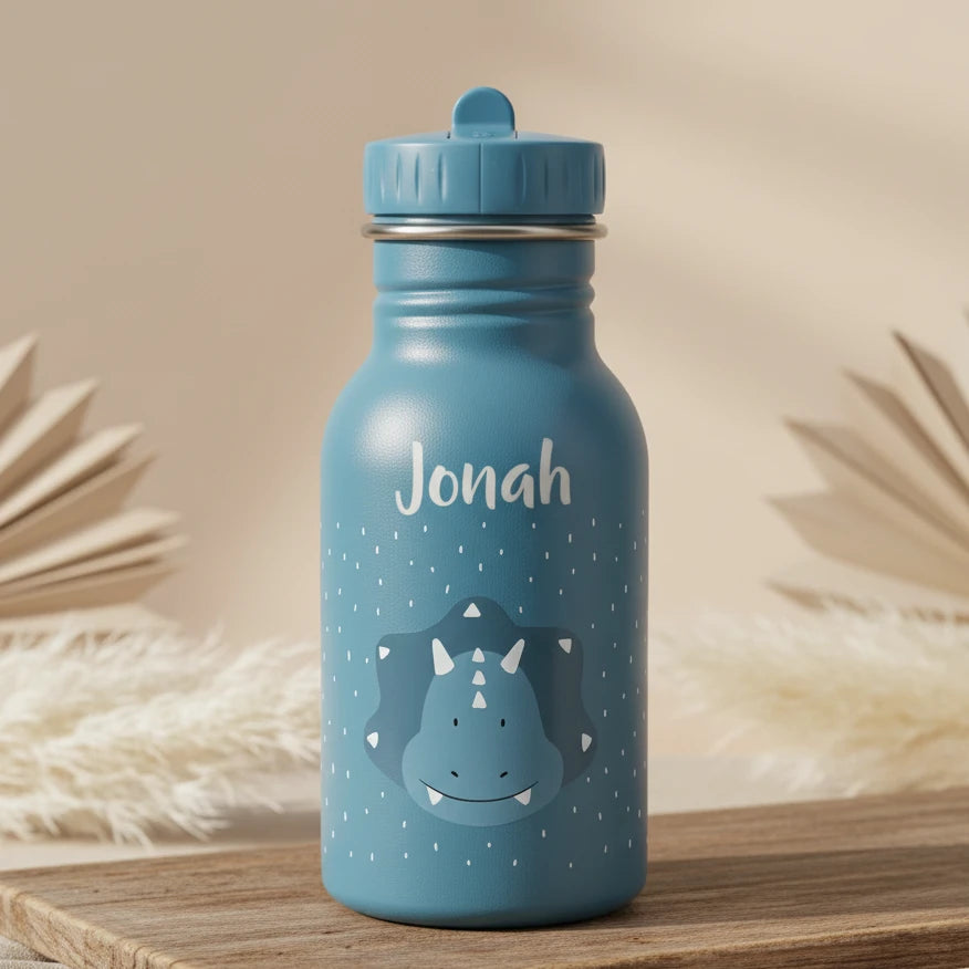 350ml Water Bottle - Mr. Triceratops | Trixie