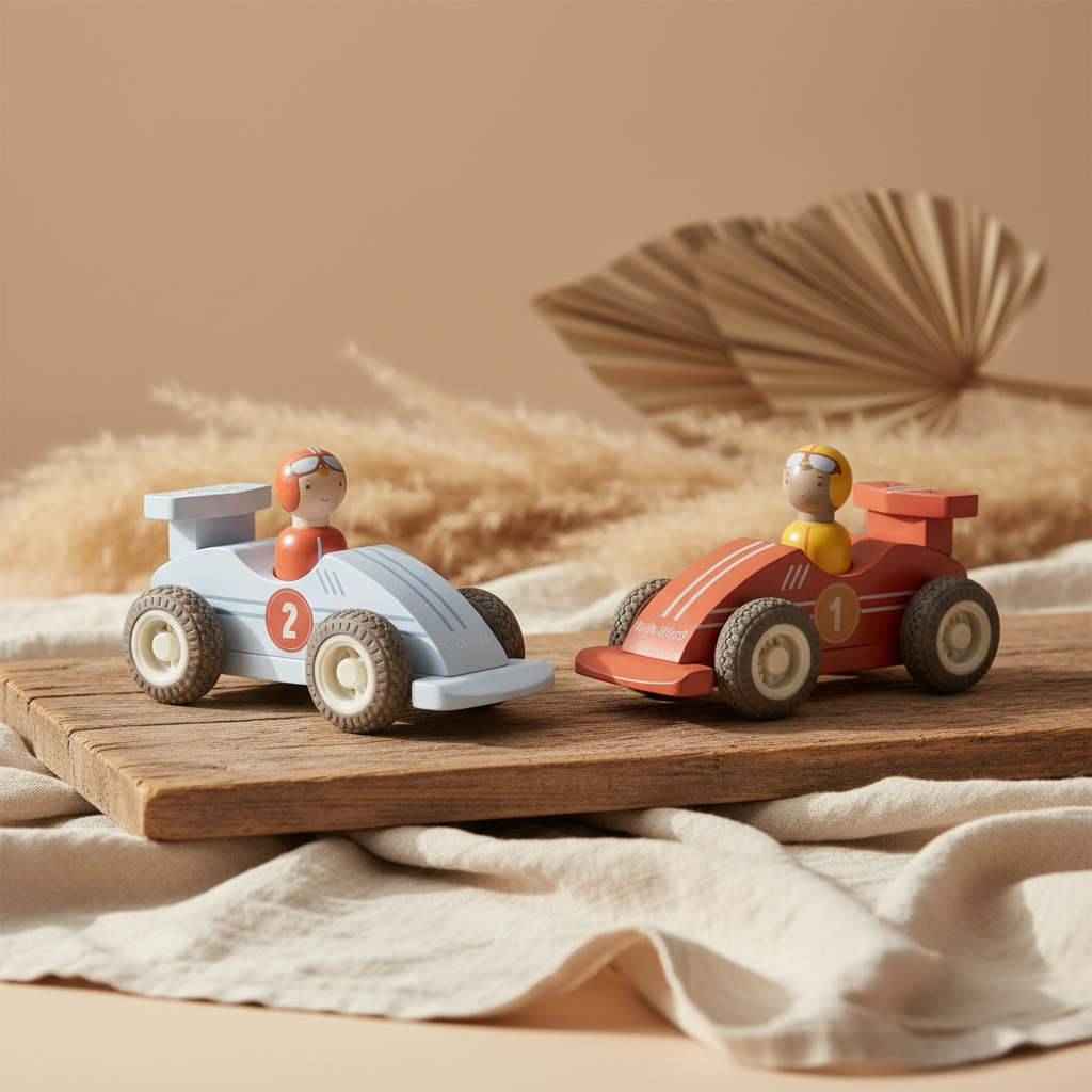 Racing car pull-back car