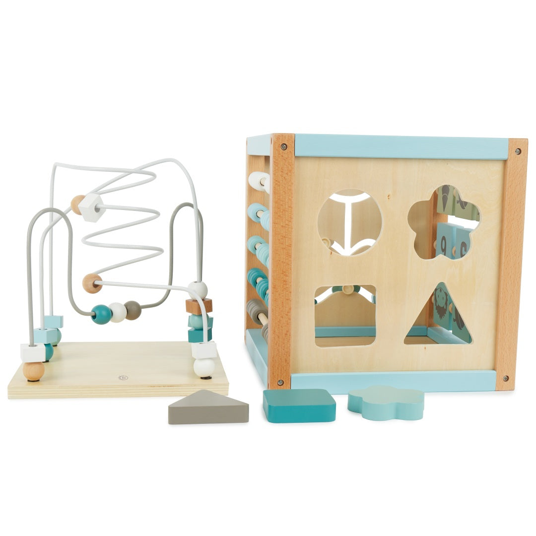 Motor skills cube forest animals XXL wood | bieco