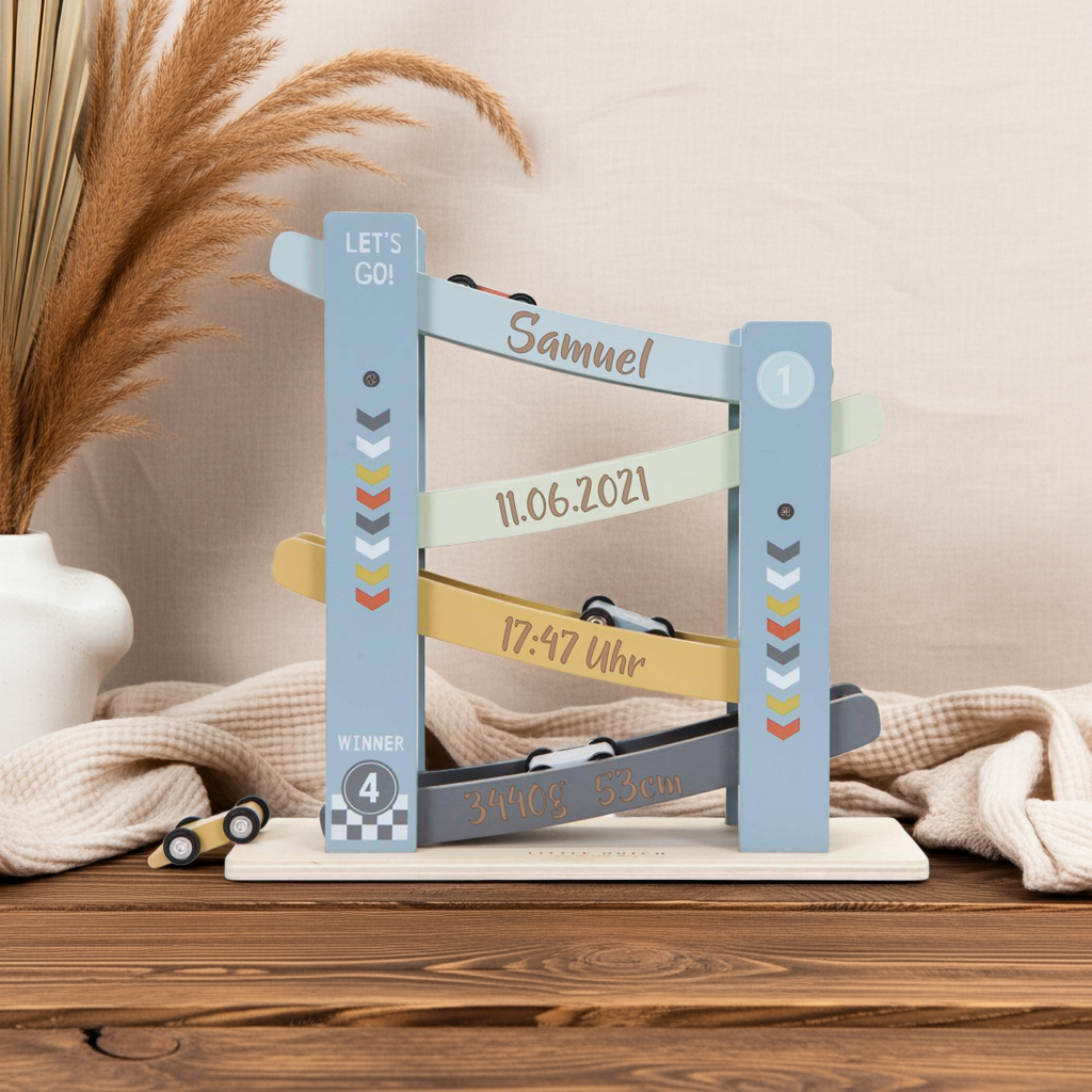 Marble run "For Birth" Ocean Wood, blue