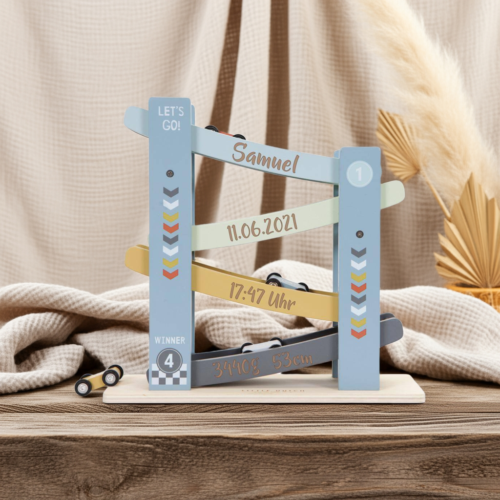 Marble run "For Birth" Ocean Wood, blue