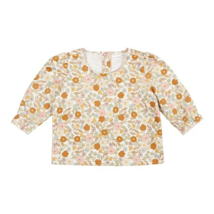 Vintage Little Flowers long-sleeved shirt, size 68 | Little Dutch