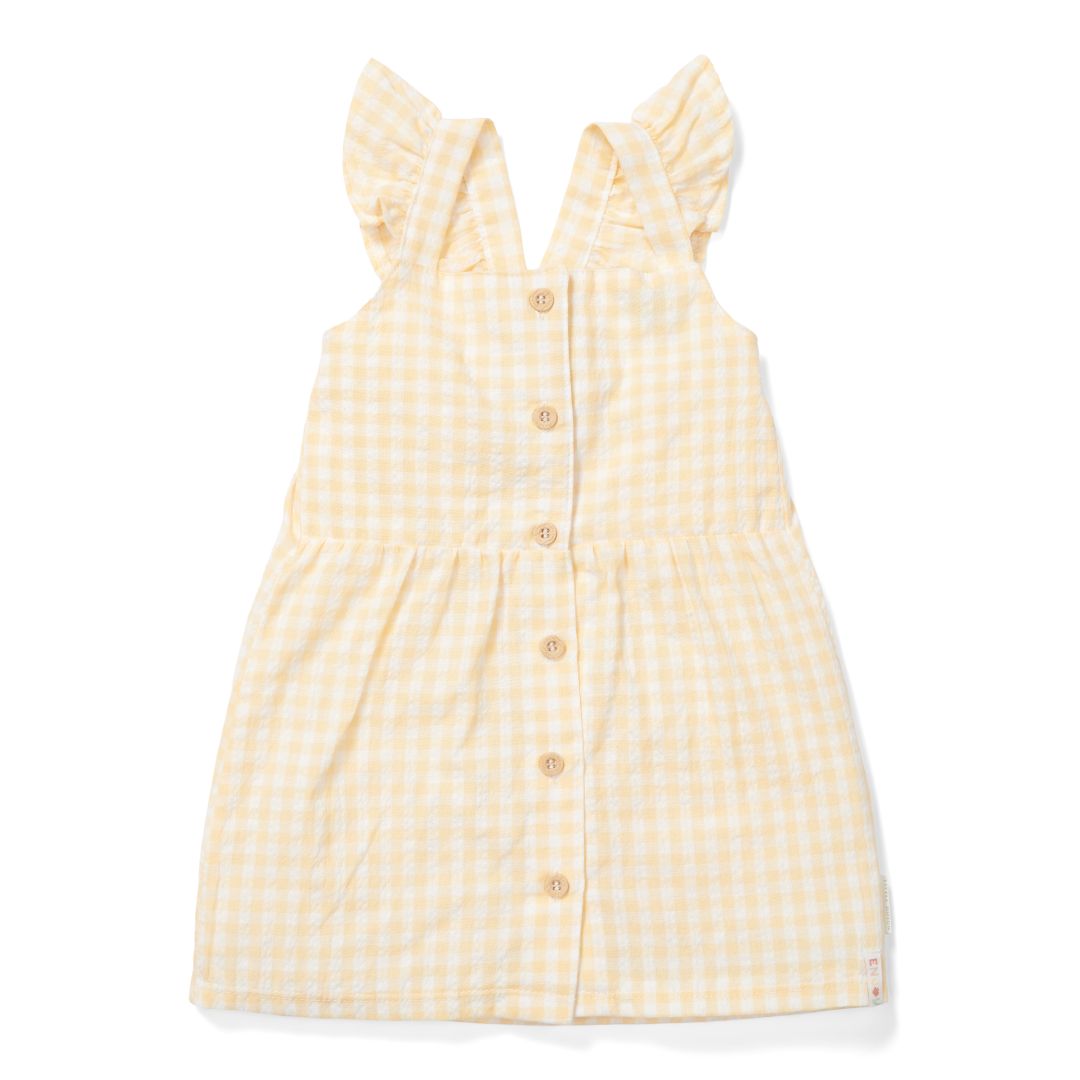 Sleeveless dress Sunshine Checks | Little Dutch