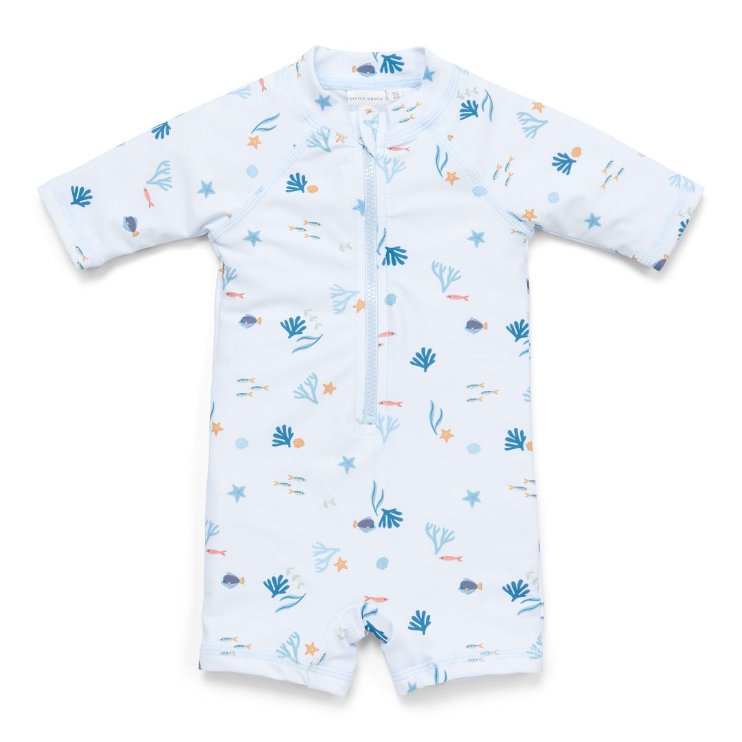 Short-sleeved swimsuit Ocean Treasures | Little Dutch