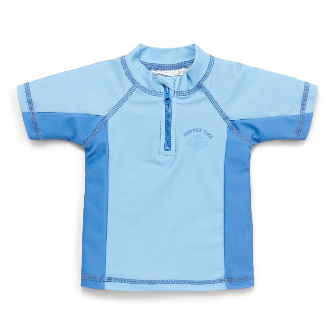 Short-sleeved bathing T-shirt Blue Whale | Little Dutch