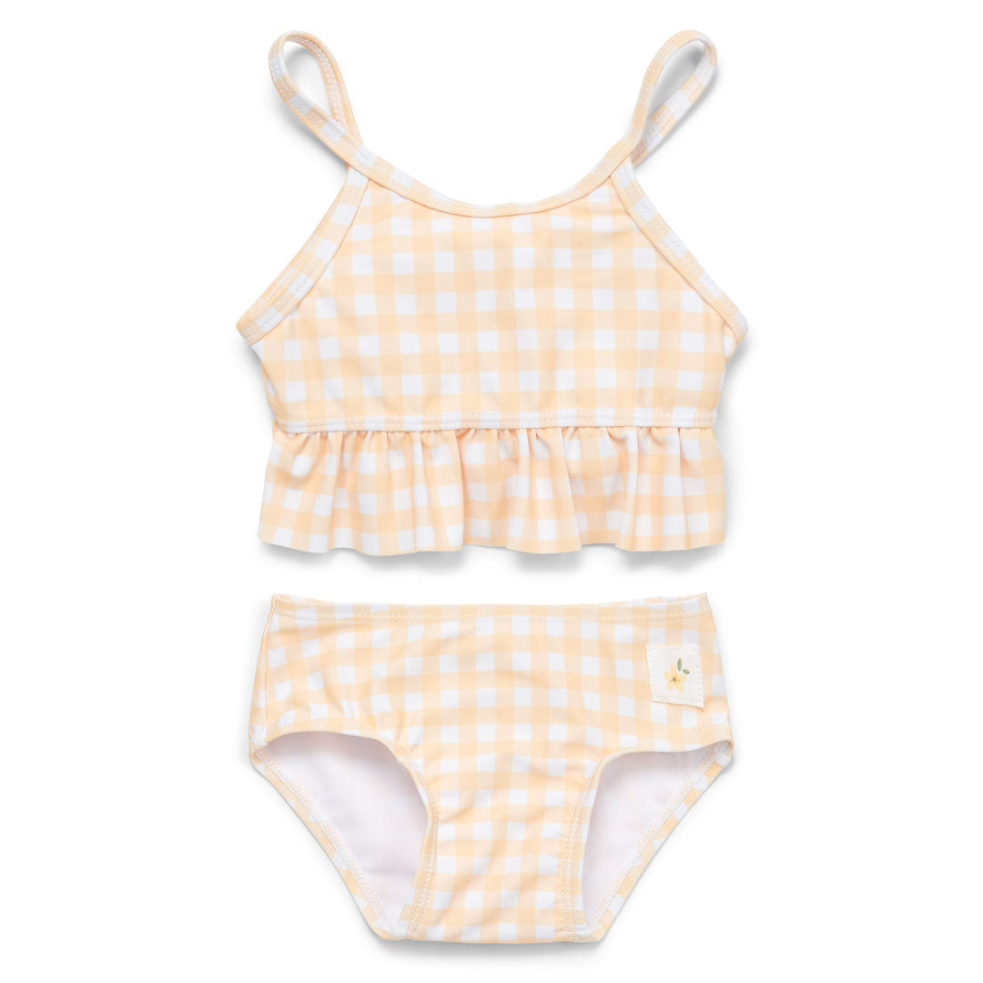 Bikini Flounces Sunshine Checks | Little Dutch