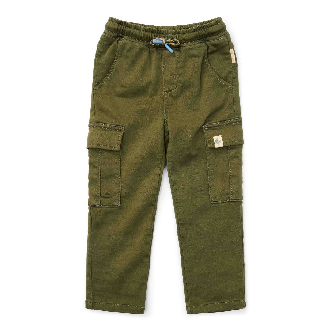 Cargo jogging pants Dark Green - Little Farm | Little Dutch