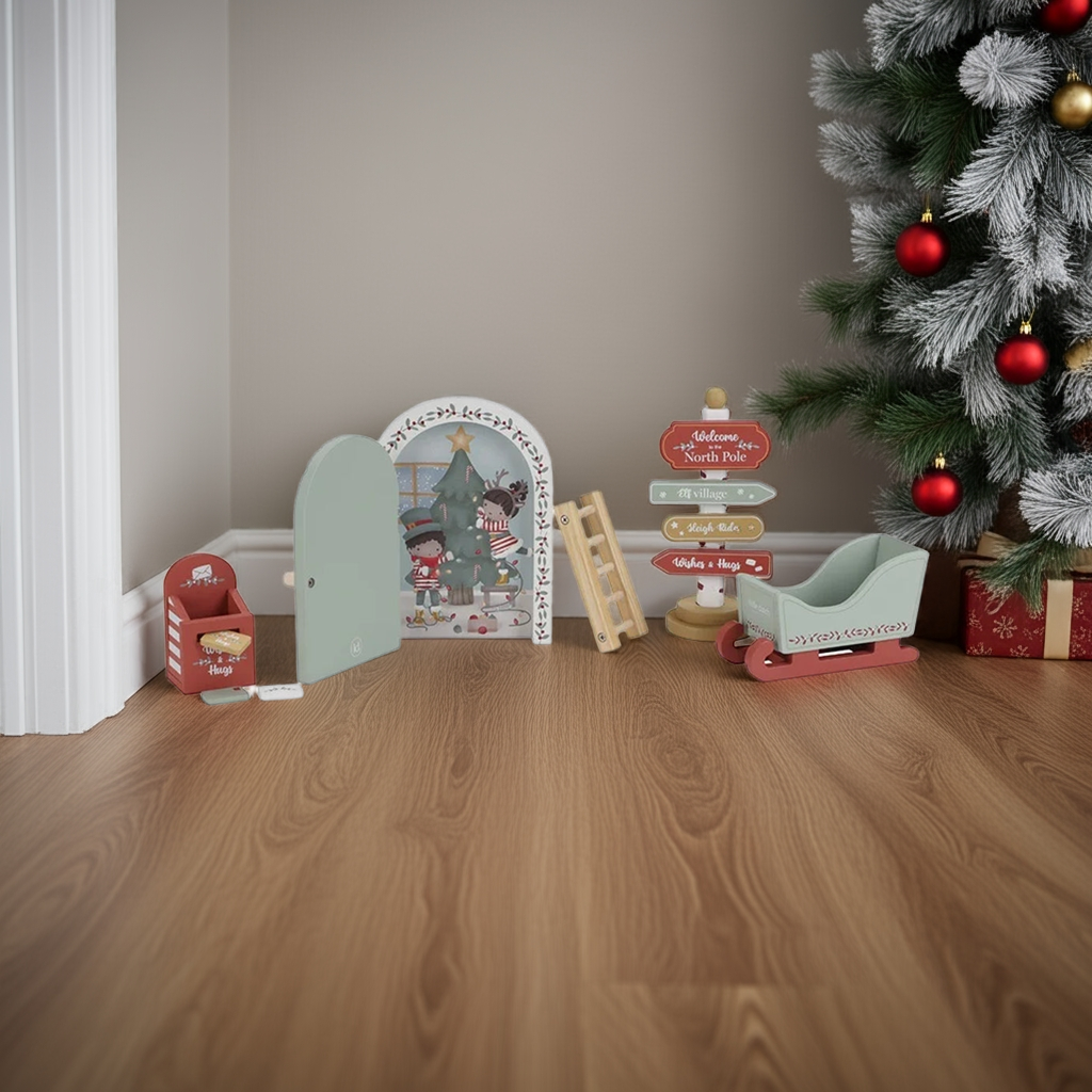 Christmas gnome accessory set including gnome door | Little Dutch