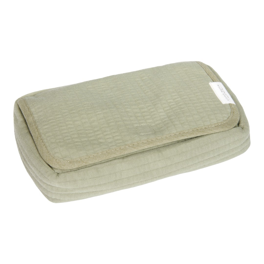 Wet wipe cover - Pure Olive | Little Dutch