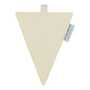 Garland element, yellow pennant