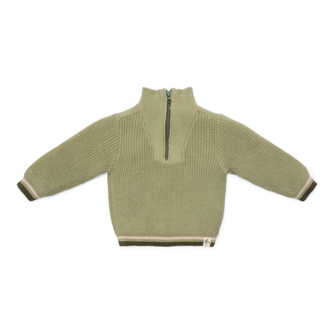 Knitted Sweater Green | Little Dutch