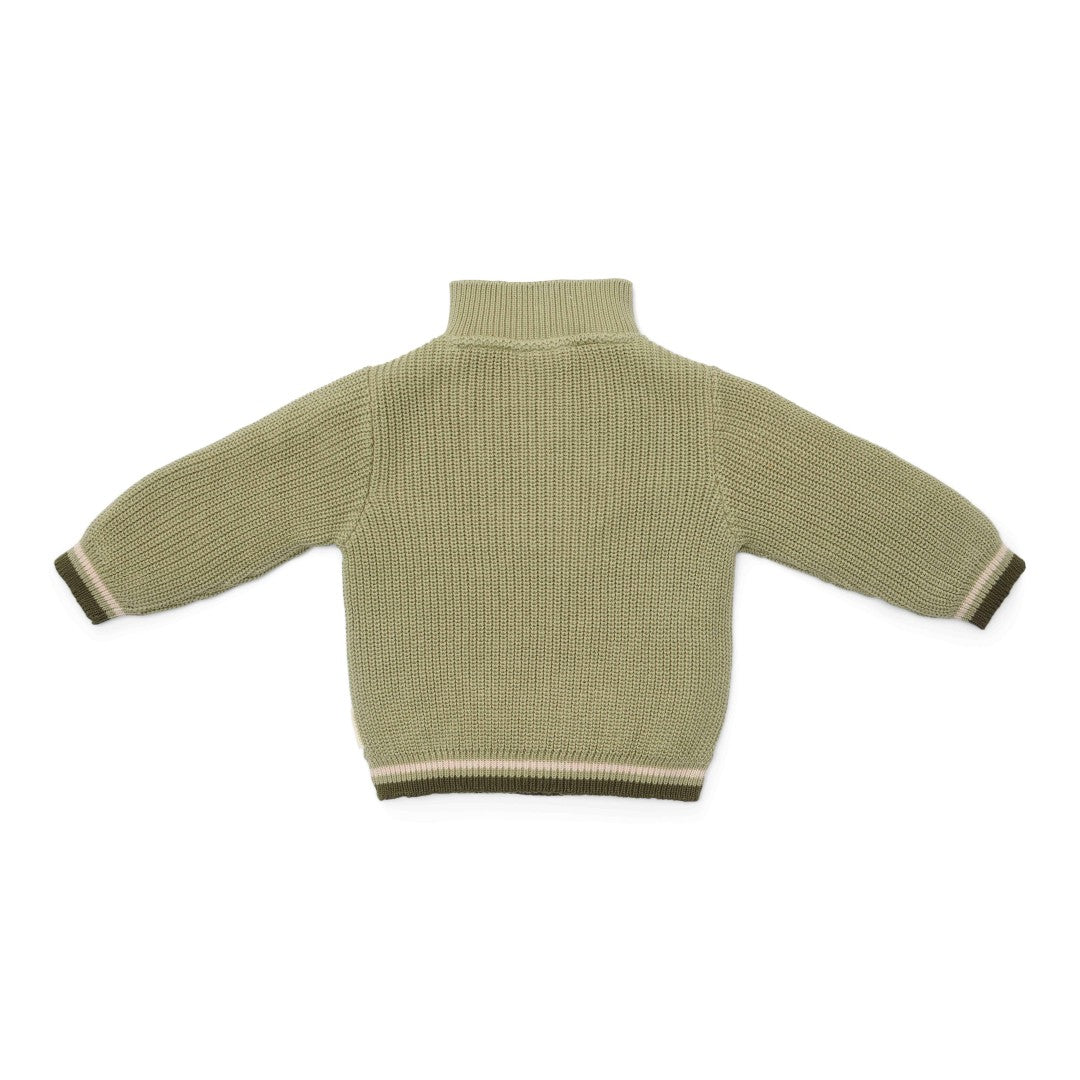 Knitted Sweater Green | Little Dutch