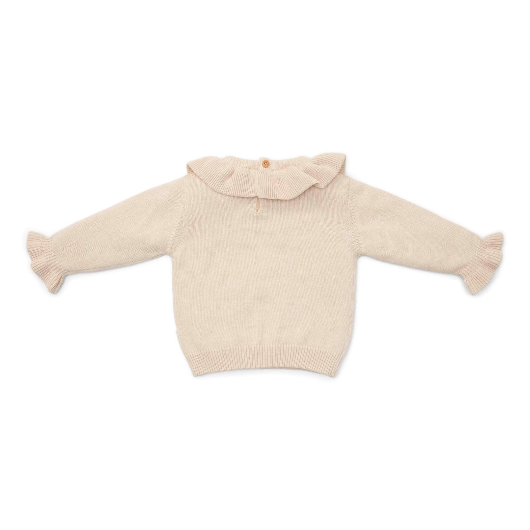 Knitted sweater sand | Little Dutch