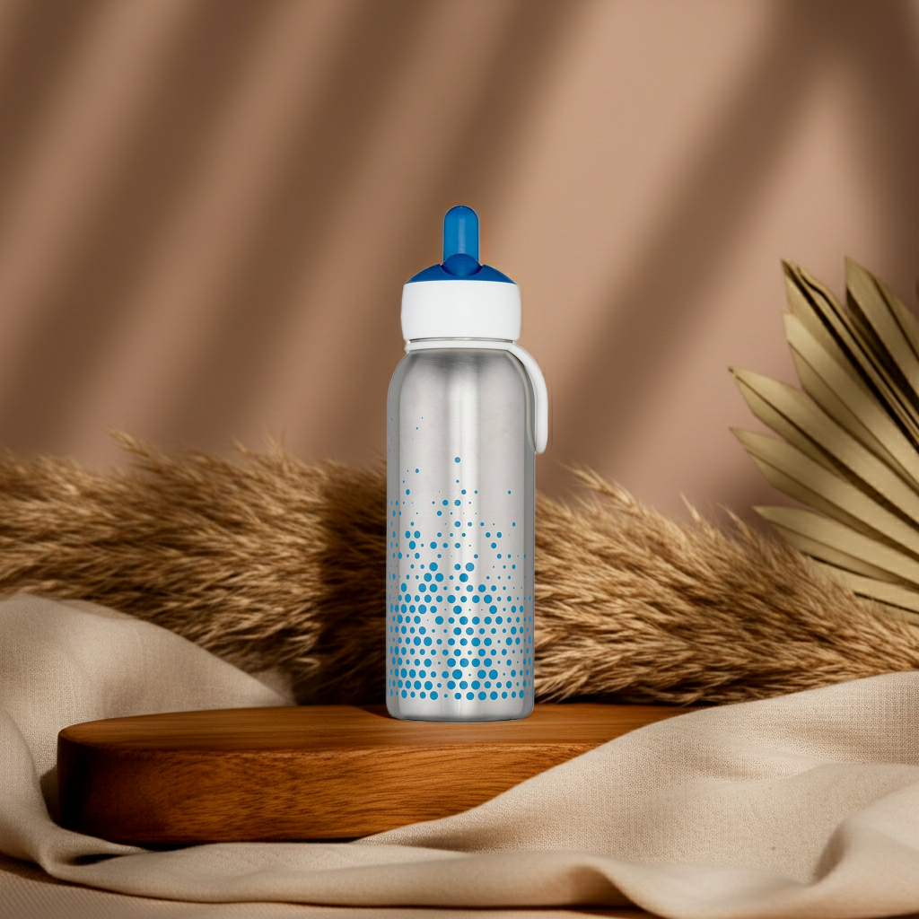 Thermo bottle flip-up 350 ml - blue | Mepal