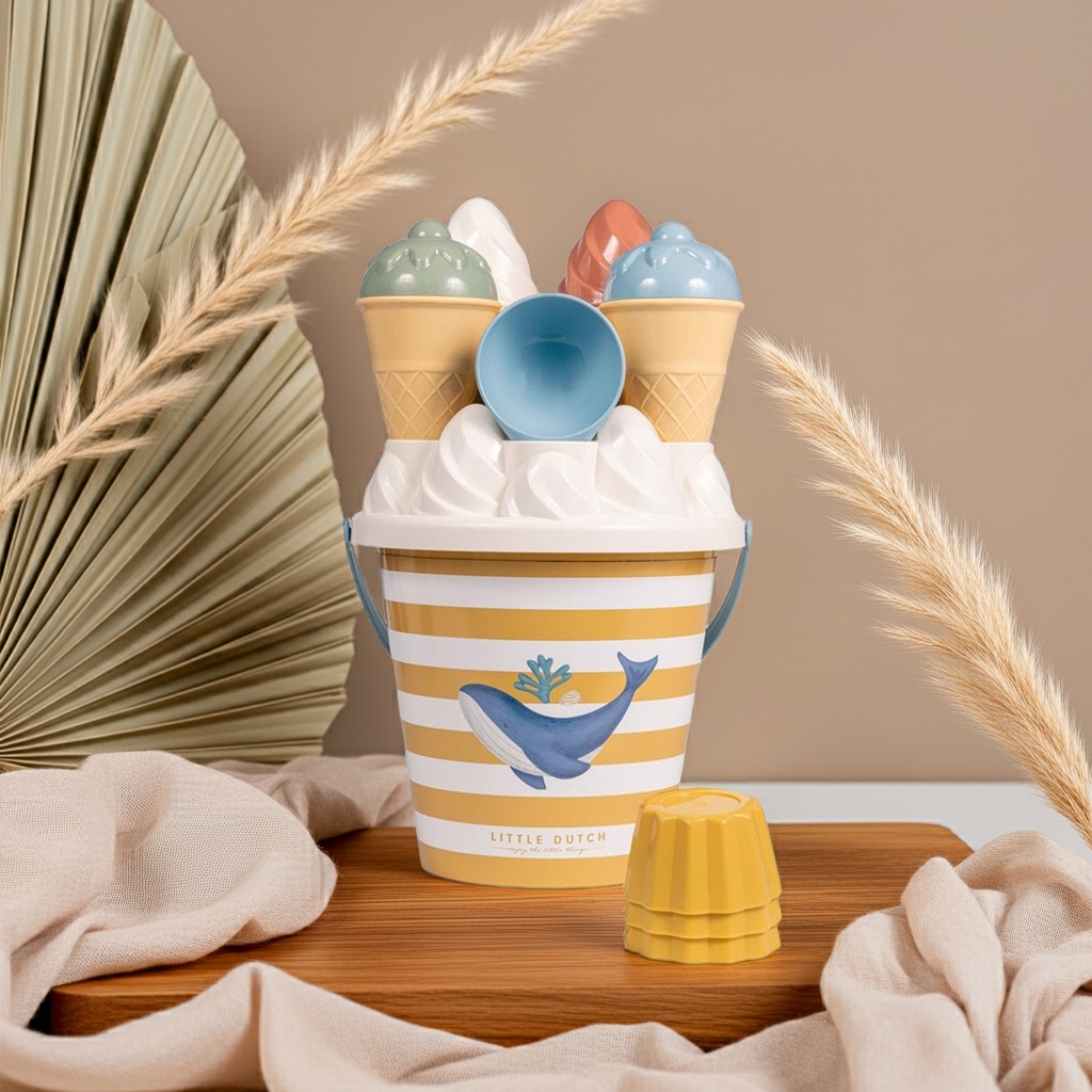 Ocean Dreams Blue Ice Cream Bucket Set | Little Dutch