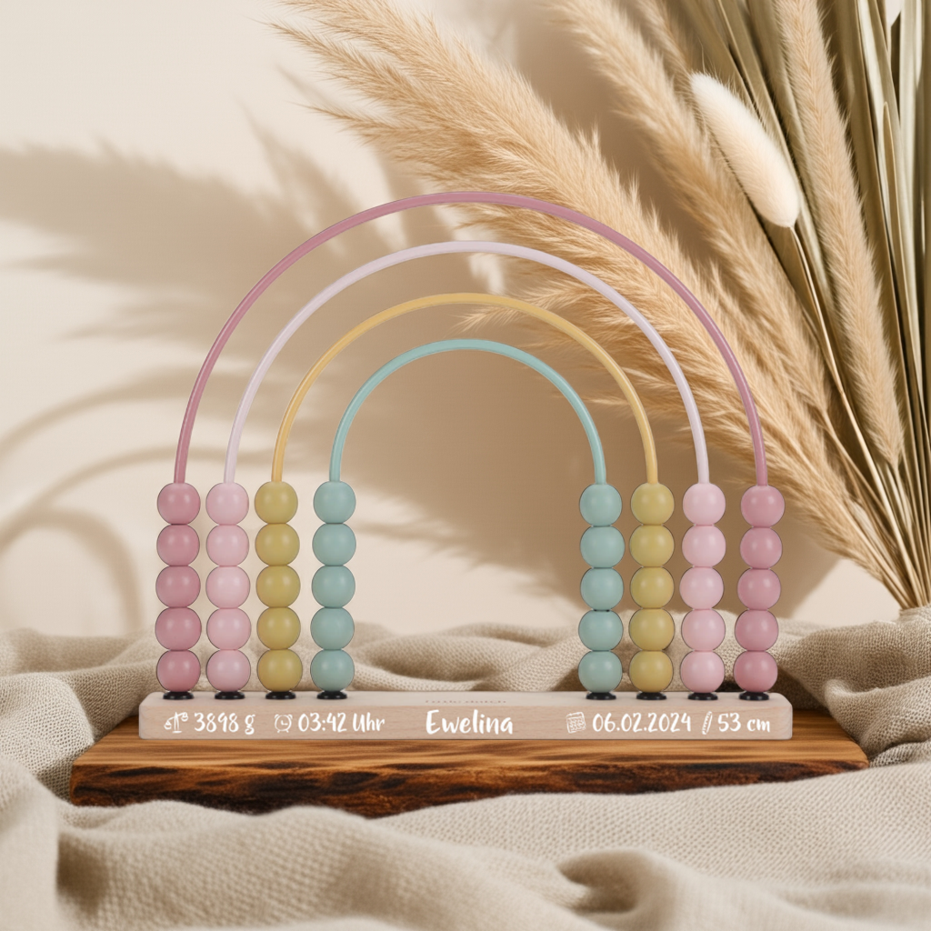 Rainbow Abacus Fairy Garden