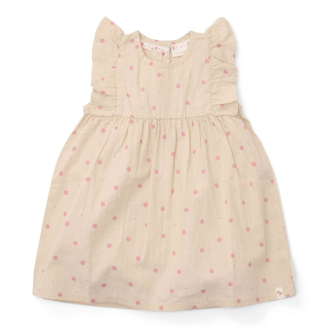 Sleeveless dress sand | Little Dutch